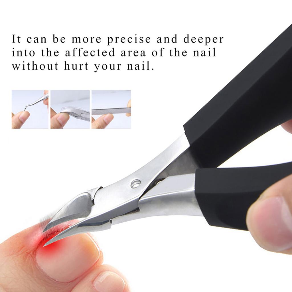 Stainless Steel Metal File Toe Finger Cuticle Nipper Nail Cutter Plier Scissors Manicure Tools