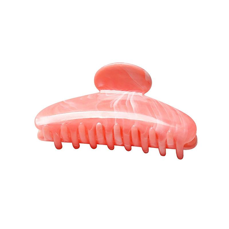 Stripes Hair Claw Acrylic Colorful Claw Clip Women Crab Hair Clips Girls Make Up Washing Tool Hair Accessories