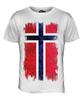 Norway Grunge Flag T Shirt Top T-Shirt S Short Sleeve T Shirt Cool Graphic Tshirt Shirt