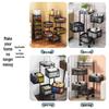 Rotating Multi-Layer Storage Rack for Fruits & Vegetables - No Installation Needed