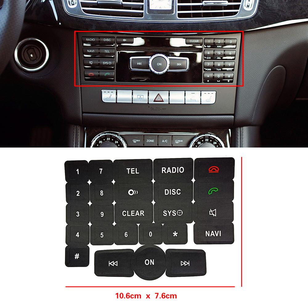 Для Mercedes Benz SLK Class R172 автомобильная центральная консоль рулевое колесо дверной замок окно кнопка переключателя переменного тока ремонт наклейка