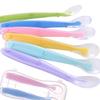 Baby Soft Silicone Spoon Candy Color Temperature Sensing Spoon Baby Feeding Dishes Feeder Appliance