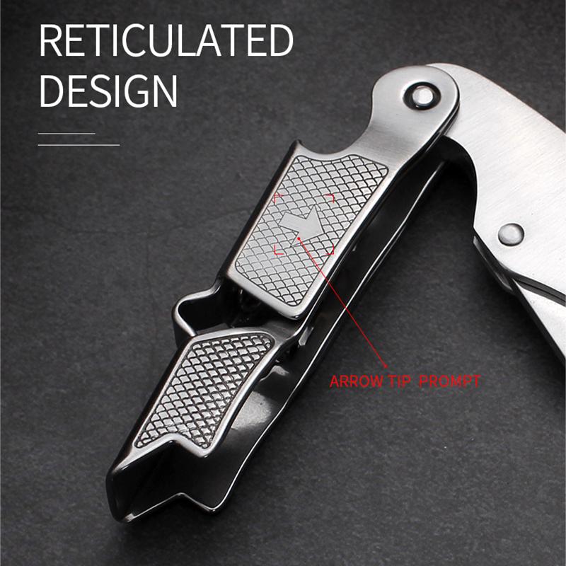Professional Wine Opener Wood Handle Stainless Steel Wine Corkscrew Easy Multifunction Portable Beer Bottle Opener Kitchen Tools