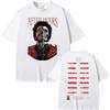 Rapper The Weeknd After Hours Graphic Tshirt Skeleton Streetwear Men Women Hip Hop Oversized T-shirts Men's Fashion Vintage Tees