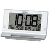 Clock Alarm Clock Table Clock Digital Radio Silver Metallic 102 X 175 X 81mm SQ322S