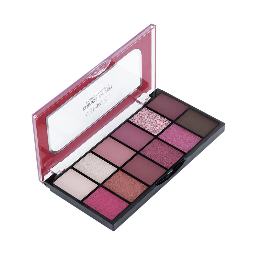 12 Shades Dance of Joy Eyeshadow Palette | Highly Pigmented and Blendable | Multicolor | Matte and Shimmer Finish (13.2g)