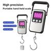 Handheld Mini Electronic Rechargeable Weighting Scale Fishing Travel Luggage Scale 60Kg/10g LCD Digital Display Hanging Scale