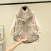 Autumn Women's Short Casual Solid Color Warm Down Cotton Vest