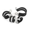 Metal Wiring Hose Clamp Useful Cable Fasteners Rubber Lined Clips  Hardware Electrical Fittings