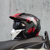 ORZ Motorcycle Helmet Vintage Casque Moto Black Warrior Combination Helmet Full Half Helmet Cruising Cascos Motorcross Capacetes