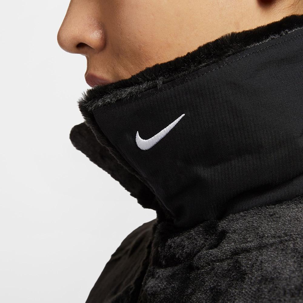 Nike FW24 Solid Color Loose Fit Zip-Up Long Sleeve Jacket Women Jackets Black FV8020-010