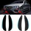 Front Bumper Trim Lip Side Fender Canards Fin Splitter For Benz W213 C238 E180 E200 E220 E250 E300 E43 E53 AMG Line 2016-
