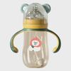 Wide-Mouth PPSU Baby Bottle, Anti-Colic, Drop-Resistant, Silicone with Straw