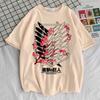 Attack On Titan Tshirt Girl Vintage Pop Culture Comfortable Digital Top Tees Streetwear 2000s Anime Women Retro Pop Culture Unisex
