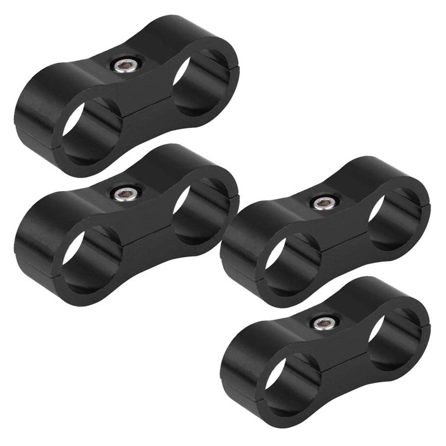 8x Хомут-разделитель шланга Фитинг Соединитель 4AN 11мм Для армированного масло-топливного шланга