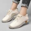 Popular Handmade Beef Tendon Soft-soled Mother Shoes Women's 2025 Spring and Summer New Independent Station Flat-soled Single Shoes Casual Shoes