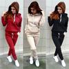 Women's 2-piece Sports Suit Sportswear Jogging Suit Women's Hooded Sportswear Suit Clothes Hoodie+sweatpants