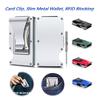 Card Clip,Slim Metal Wallet,RFID Blocking Minimalist Wallet,Front Pocket Wallet for Men And Women