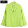 Ebure Green Linen Jacket Jacket 36 greenUsed
