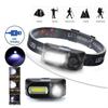 Fishing LED Headlamp Camping Light Portable Mini XPE COB USB Head Lamp Fishing Headlight Flashlight Torch Use 18650