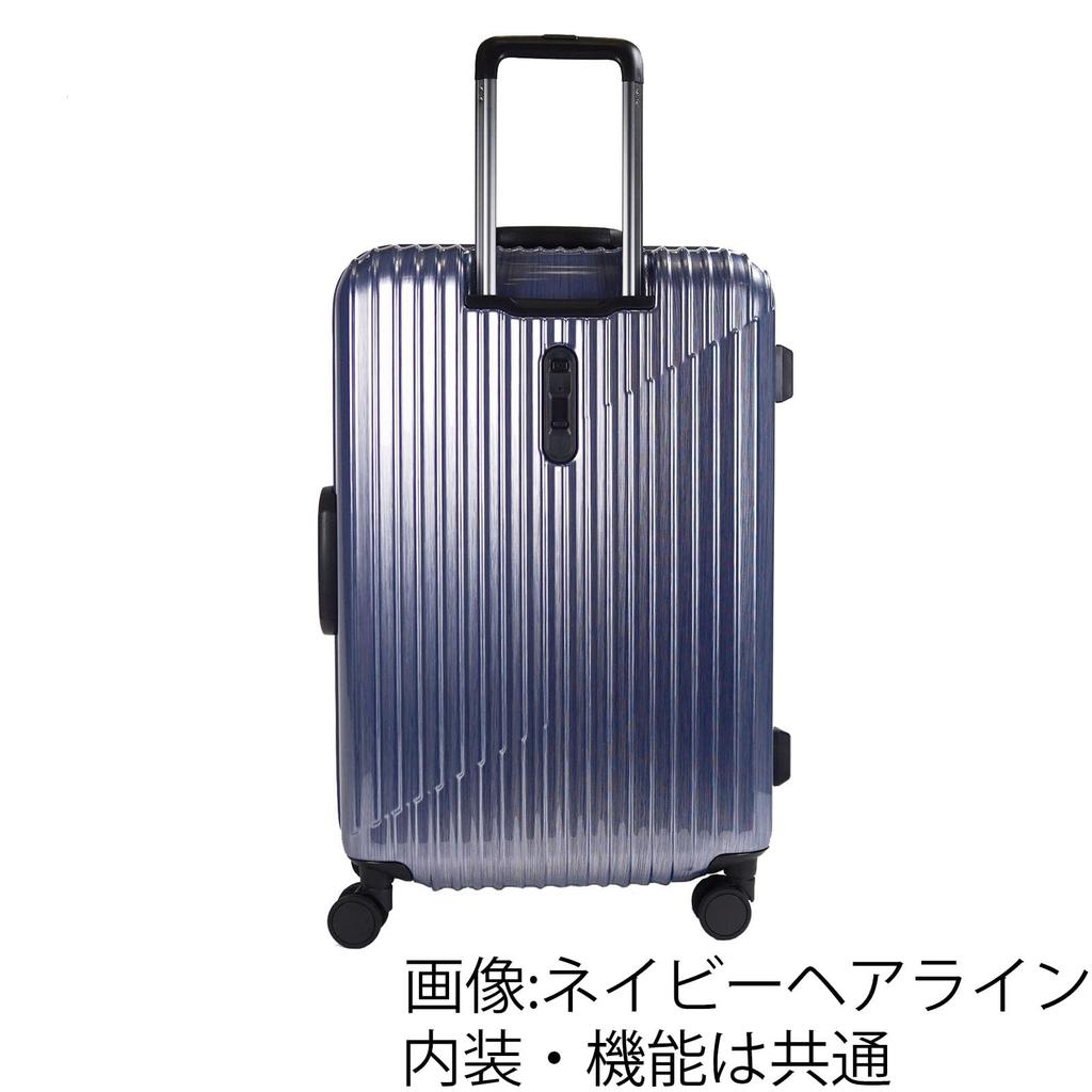 ACE Чемодан, чехол, сумка для переноски, размер M, 3 ночи, 4 дня, 4 ночи, 5 дней, 58 л, стопор для колес, двухколесные колеса Cresta 2F, 4,8 кг, № 05107