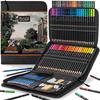 96 Color and Sketch Pencils for Drawing, Sketching and Coloring, Art Set for Adults and Kids