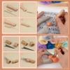 Dennty Wool Felting Kit with 40 Colors of Wool and Needles, Felting Needle Set, Craft Tools, DIY Materials, Beginner's Kit