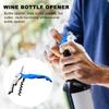 Multi-Use Bottle Opener Wine Key Double Hinge Waiters Wine Key Wine Opener With Foil Cutter Kitchen Supplies Tools For Bar Home