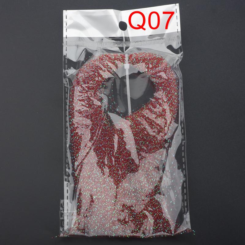 3Bundles 5g Flashabou Holographic Tinsel Fly Fishing Tying Crystal Flash String Jig Hook Lure Making Fishing Material
