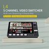 FEELWORLD L4 Multi-Format Video Mixer Switcher with 10.1 Inch Touchscreen Built-in Cooler 4 X HDMI