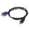 6Ft Hdmi Gold Male To Vga Hd-15 Male 15Pin Adapter Cable 1.8M 1080P