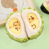 Durian Plush Toy Detachable Fruit Doll Soft Durian Pillow Cute Peeling Plush Doll Realistic Vivid Fruits Stuffed Toy Gifts for Christmas Birthday