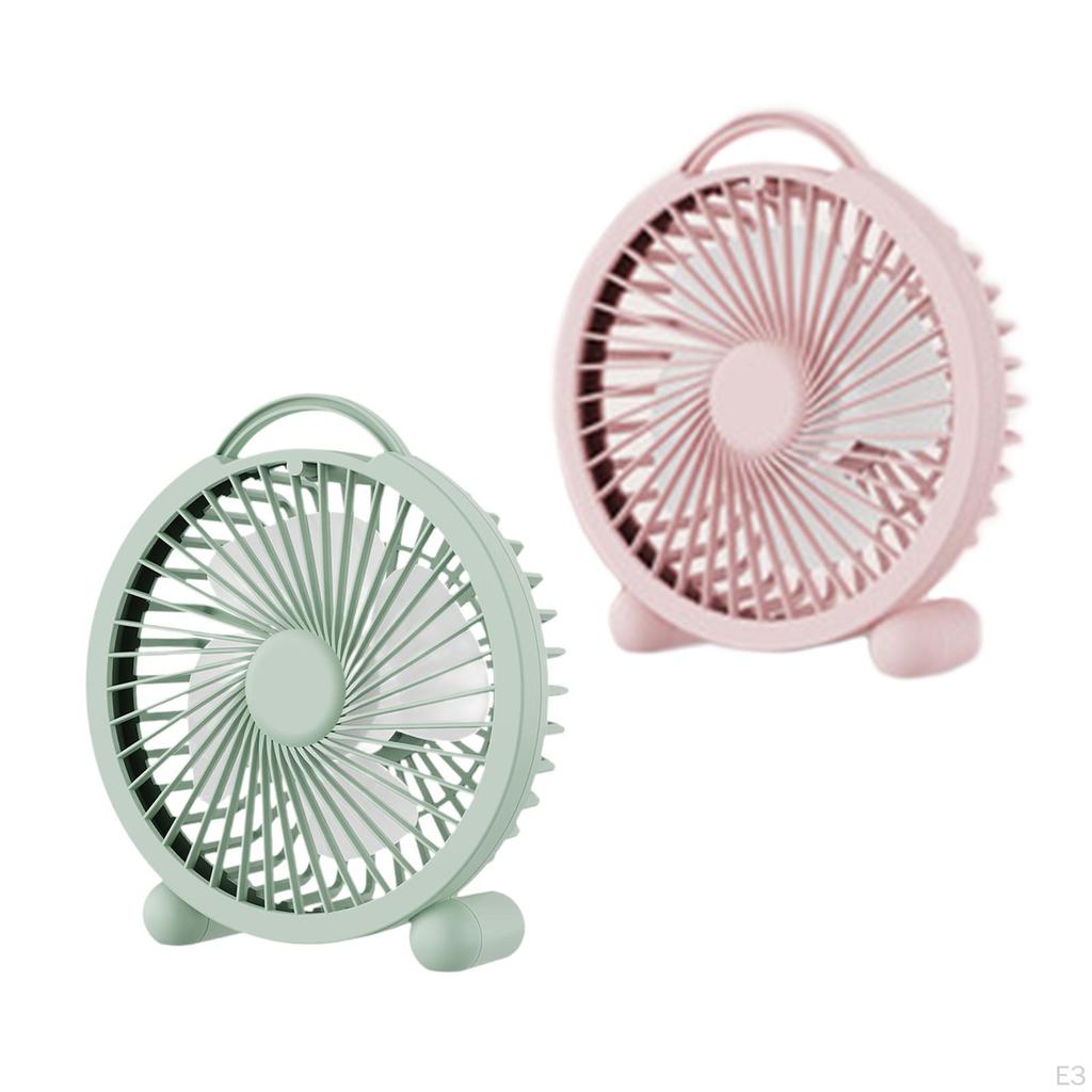 Desk Fan Air Cooling Decor Versatile Modern Lightweight Portable Personal Tabletop for Office