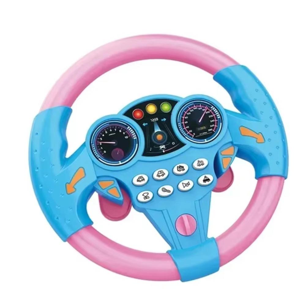 360 ° Rotation Simulation Steering Wheel Toys Simulate Driving Car Toy  Children Gift
