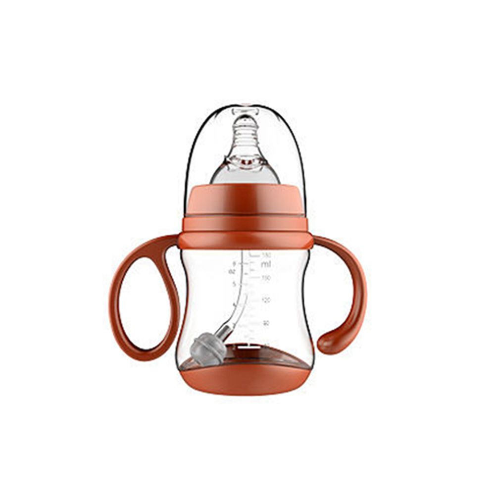 Feeder Wide-Caliber Baby Feeding Nipple Bottle Baby Bottle with Grip Nursing Care Milk Bottles