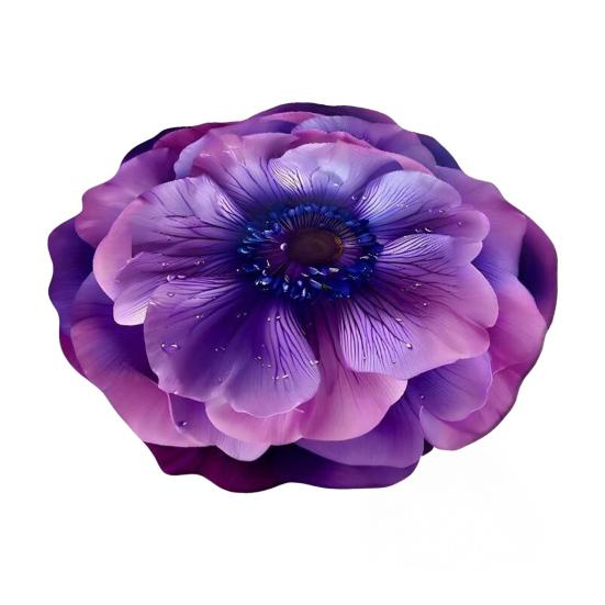 Floral Floor Mat Realistic 3D Visual Effect Flower Carpet Absorbent Floor
