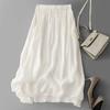 Summer Double-layered Thin Mid-length Skirt for Women