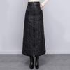 New Fashion Autumn Winter Women Loose Long Skirt Black Clothes