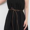 Imitation Leather Belt Lace-up Decorative Waistband Dress Shirt Tops Belt Versatile Fashion Accessory