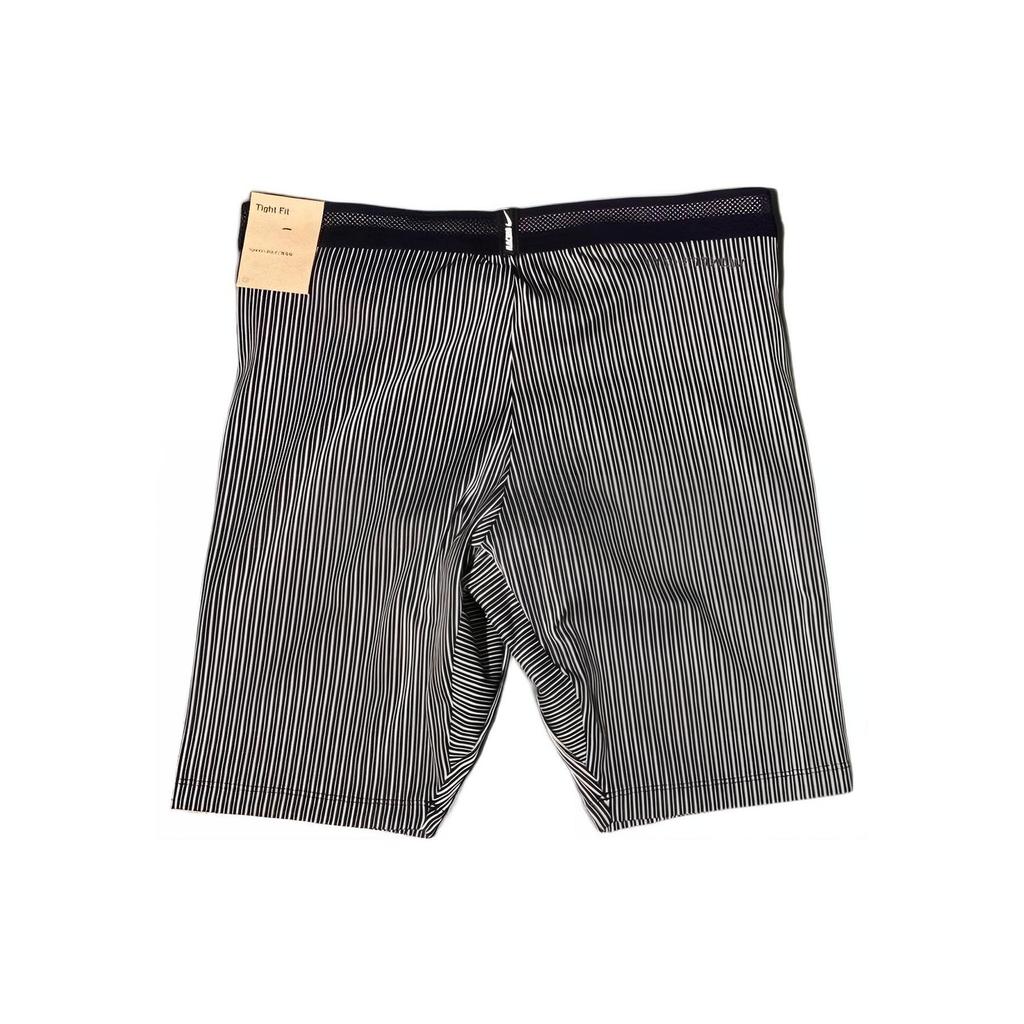 Nike Striped Logo Print Casual Straight Leg Shorts Men Bottoms Black DA1429-011