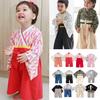 Children's Wear Summer Baby One-piece Japanese Romper Print Kimono Baby Romper for Girls Cotton Infant Jumpsuit Boy Girl