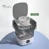 12L Large Capacity Portable Folding Washing Machine Semi-Automatic Timer Function Lightweight Compact Design Underwear Socks Washer