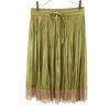 Made In Hungary Mimole Length Pleated Skirt 44 Iridescent Women Used