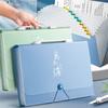 PP A4 File Folder 13 Layers File Organizer Fashion Test Paper Storage Folder School Office