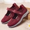 Mom Shoes 2025 New Casual Versatile Breathable Single Shoes Douyin Velcro Soft-soled Walking Women's Shoes