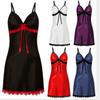 Women Fashion Sexy See-through Nightwear Lace Suspender Nightdress Pajamas