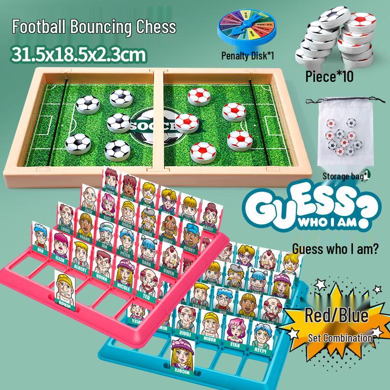 Boys' Tabletop Billiard and Soccer Game Set