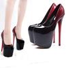 New High-heeled Shoes Woman Pumps Wedding Party Shoes Platform Women Shoes High Heels 11cm Suede Black Heels 2025