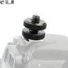 3/8 1/4 Double Nut Single Cold Shoe Tripod Mount To Flash Hot Shoe Screw Adapter for GoPro Hero Action Camera DSLR Photo Studio