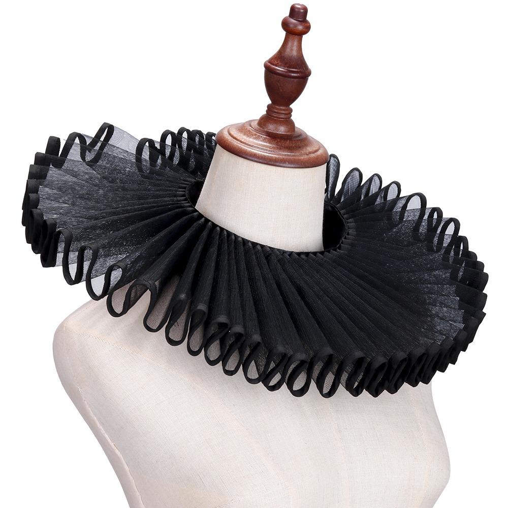 Elegant Renaissance False Collar Detachable Retro Ruff Collar Collar Accessory